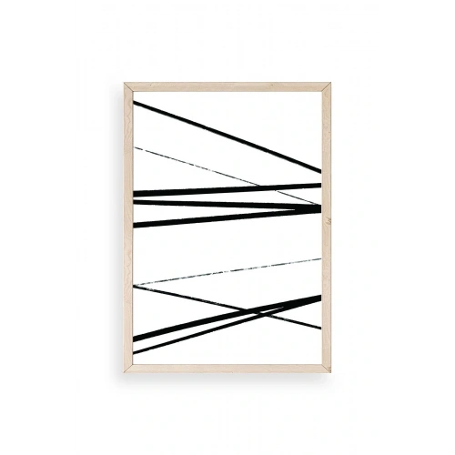 Modern Ahşap Çerçeveli Tablo 23 x 30