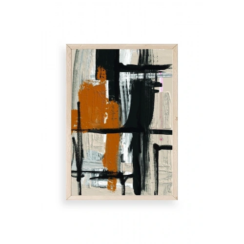 Modern Ahşap Çerçeveli Tablo 23 x 30