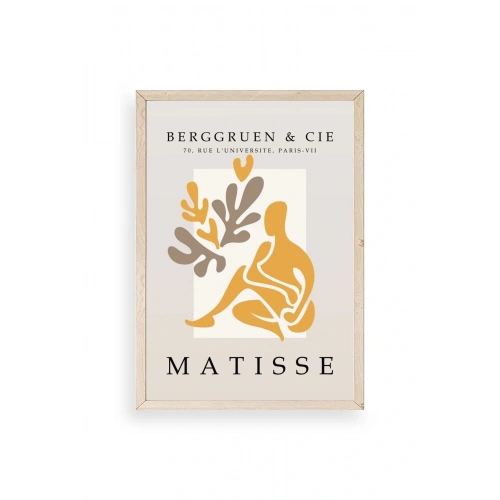 Modern Ahşap Çerçeveli Tablo 23 x 30