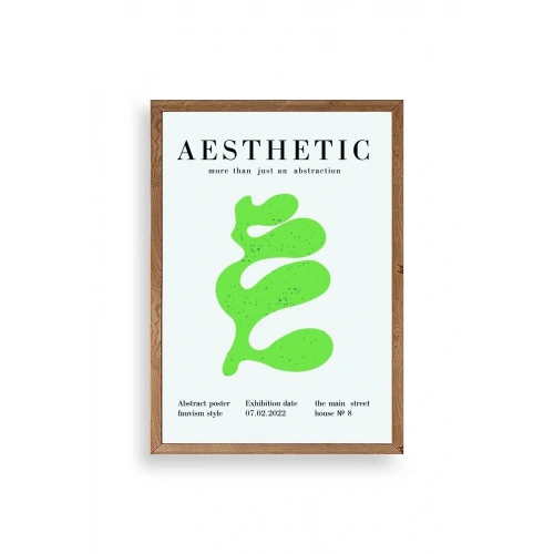 Modern Ahşap Çerçeveli Tablo 23 x 30