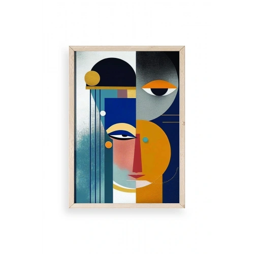 Modern Ahşap Çerçeveli Tablo 23 x 30