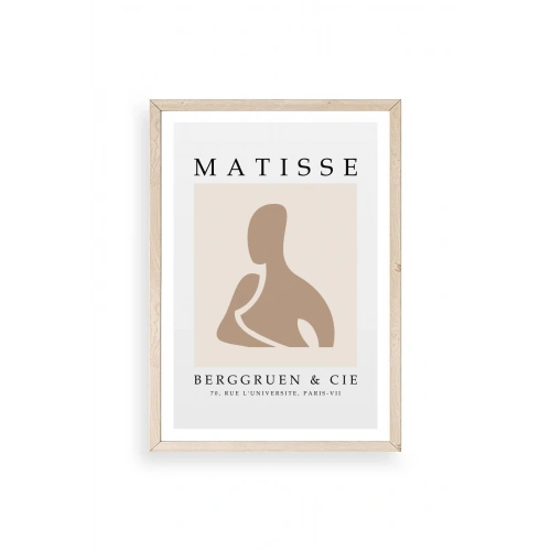 Modern Ahşap Çerçeveli Tablo 23 x 30