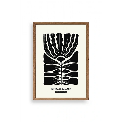 Modern Ahşap Çerçeveli Tablo 30 x 42