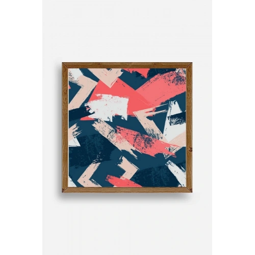 Modern Ahşap Çerçeveli Tablo 42 x 42