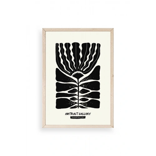 Modern Ahşap Çerçeveli Tablo 50 x 70