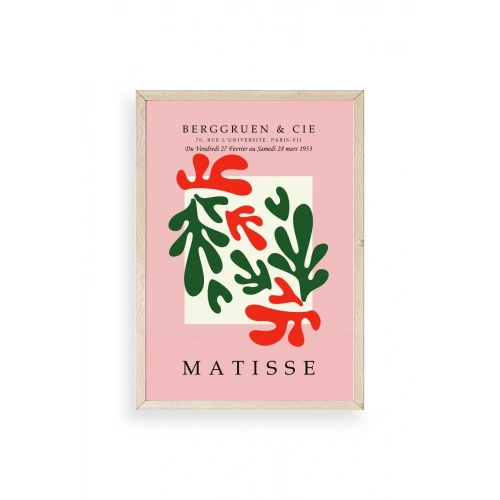 Modern Ahşap Çerçeveli Tablo 50 x 70