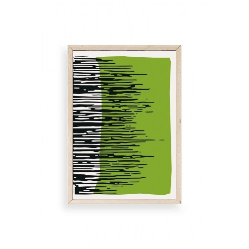 Modern Ahşap Çerçeveli Tablo 50 x 70