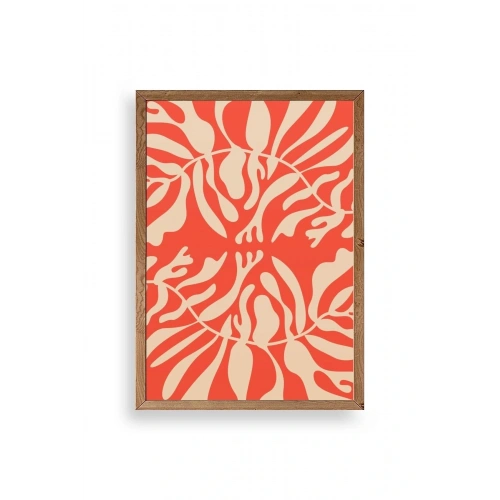 Modern Ahşap Çerçeveli Tablo 50 x 70