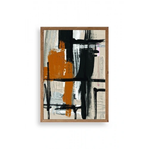 Modern Ahşap Çerçeveli Tablo 50 x 70