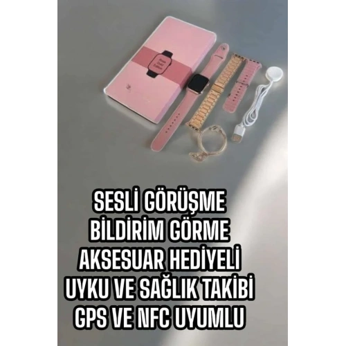 Modern Akıllı Saat Sesli Görüşme Ve Sağlık Takibi