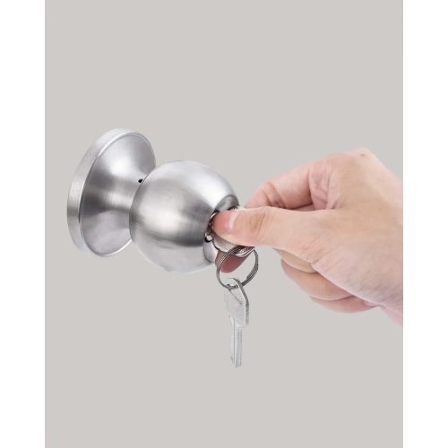 Modern Estetik Topuzlu Kapı Kilidi 53-70 Mm Kalınlık