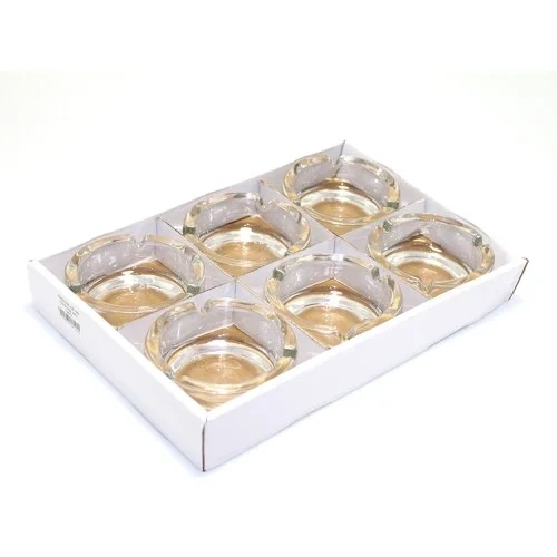 Modüler Cam Küllük 10 Cm 6lı Set