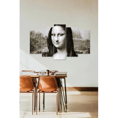 Mona Lisa 5 Parçalı Mdf Tablo 60 x 100