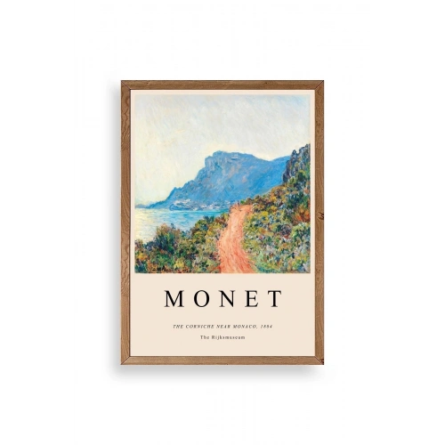 Monet Ahşap Çerçeveli Tablo 30 x 42