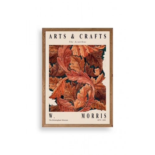 Morris Ahşap Çerçeveli Tablo 50 x 70