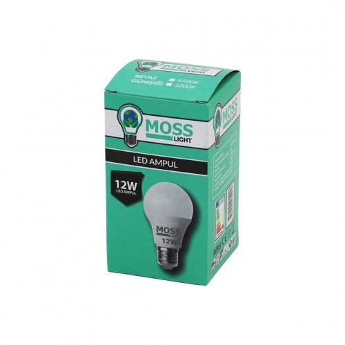 MOSS LIGHT  12W   BEYAZ  LED AMPUL  E27   960Lm   6500K (5365)