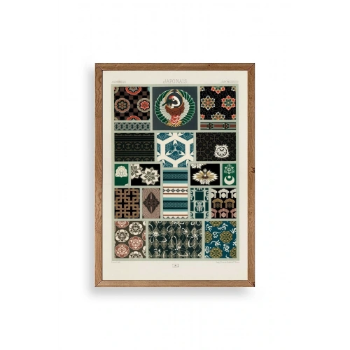 Motif Ahşap Çerçeveli Tablo 17 x 23