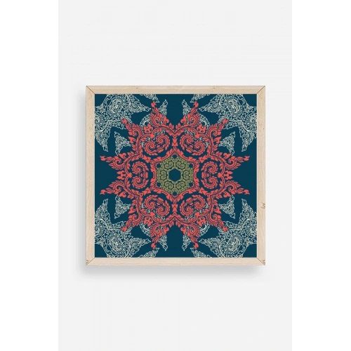 Motif Ahşap Çerçeveli Tablo 23 x 23