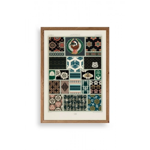 Motif Ahşap Çerçeveli Tablo 30 x 42