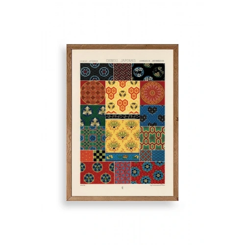 Motif Ahşap Çerçeveli Tablo 30 x 42