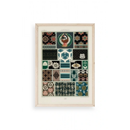 Motif Ahşap Çerçeveli Tablo 30 x 42