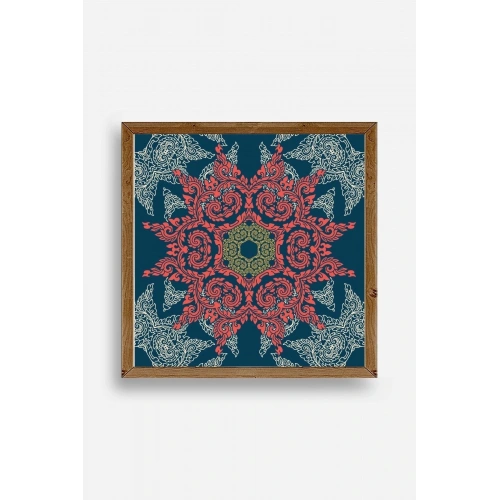 Motif Ahşap Çerçeveli Tablo 50 x 50