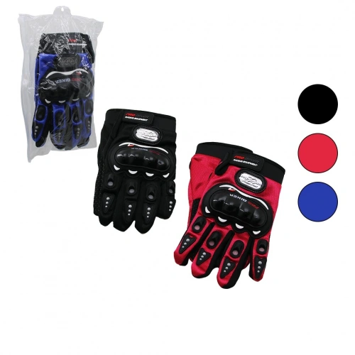 MOTORCU KORUYUCU ELDİVEN RENKLİ - STANDART TEK BOY (5365)