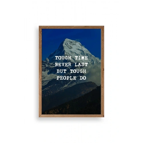 Motto Ahşap Çerçeveli Tablo 50 x 70