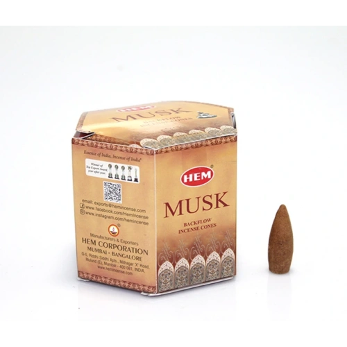 Musk Scented Backflow Incense