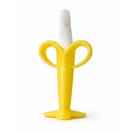 Muz Şekilli Diş Kaşıma Aparatı – Bebekler İçin Silikon Diş Kaşıyıcı, Diş Çıkarma Oyuncağı (5365)