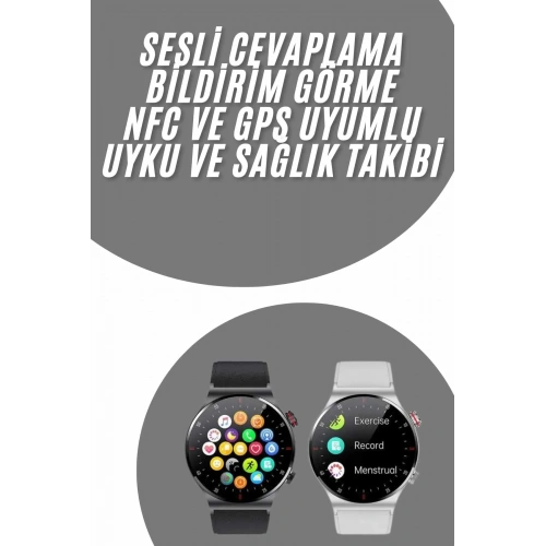 Nfc Uyumlu Akıllı Saat Android İos Uyumlu Sağlık Takibi
