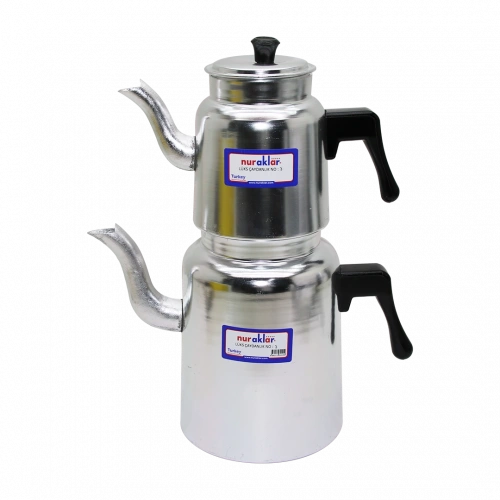 NO-3 LÜKS ALÜMİNYUM ÇAYDANLIK TAKIMI (5365)