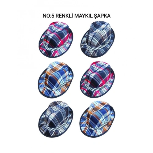 NO-5 RENKLİ MAYKIL ŞAPKA (5365)