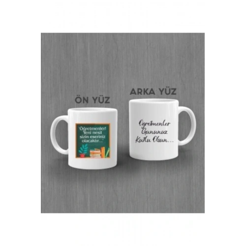 Öğretmenler Günü Kupa Bardak