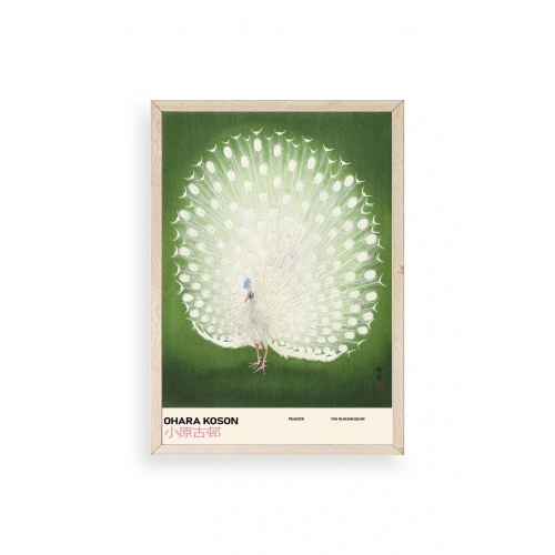 Ohara Koson Ahşap Çerçeveli Tablo 23 x 30