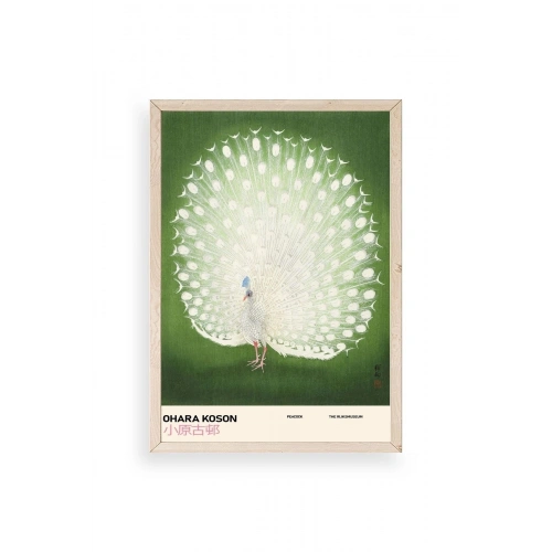 Ohara Koson Ahşap Çerçeveli Tablo 30 x 42