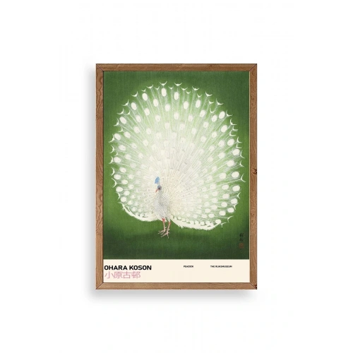 Ohara Koson Ahşap Çerçeveli Tablo 50 x 70