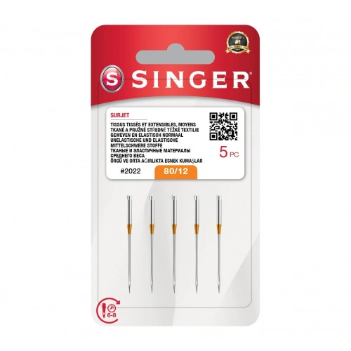 Overlok İğnesi 12 Numara (5Li Blıster)