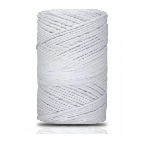 Pamuk Makrome 2 Mm Beyaz
