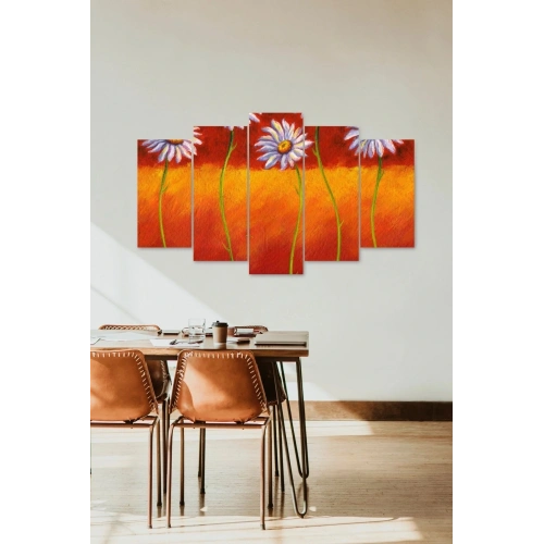 Papatya 5 Parçalı Mdf Tablo 60 x 100