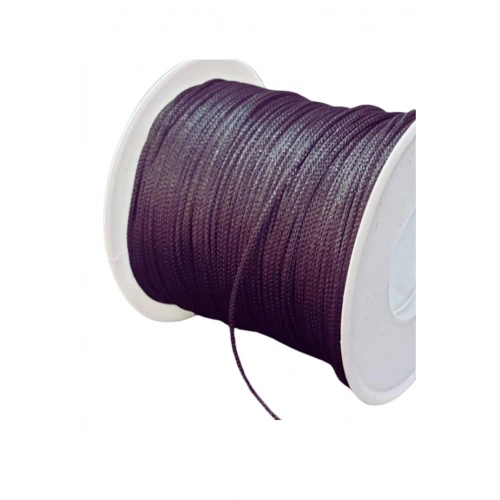 Paraşüt İpi, Bileklik-kolye Örgü İpi 1 Mm 50 Metre Füme