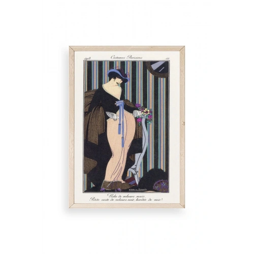 Paris Kostümleri Ahşap Çerçeveli Tablo 23 x 30