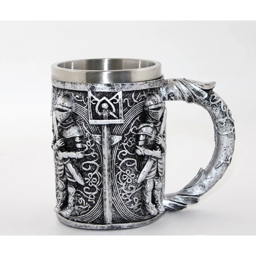 Paslanmaz Çelik Şövalye Kupa Bardak (Büyük Boy)