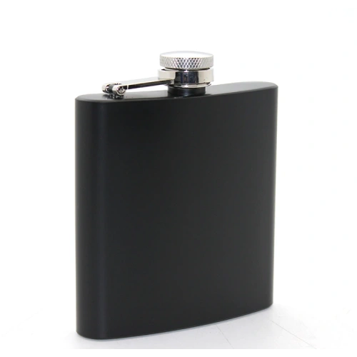 Stainless Steel Single 6 Oz Flask Model 2