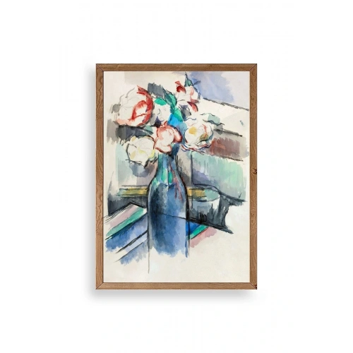 Paul Cézanne Ahşap Çerçeveli Tablo 17 x 23