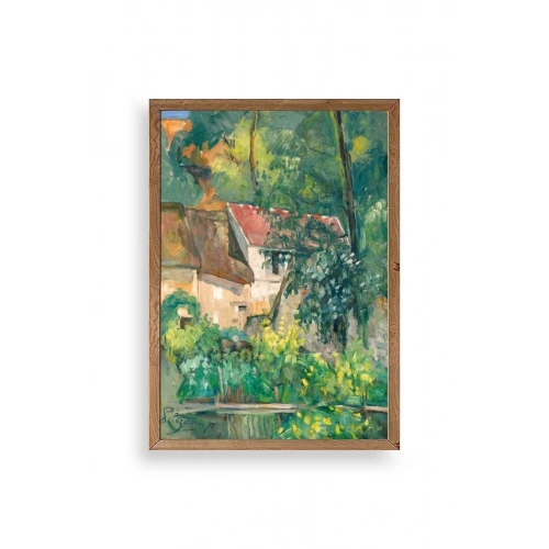 Paul Cezenne Kalender Ahşap Çerçeveli Tablo 17 x 23