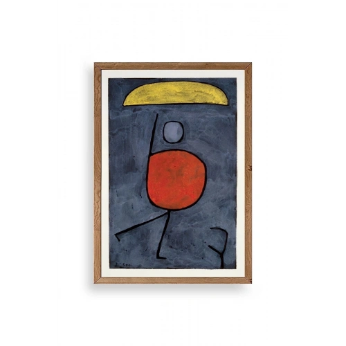 Paul Klee Ahşap Çerçeveli Tablo 23 x 30