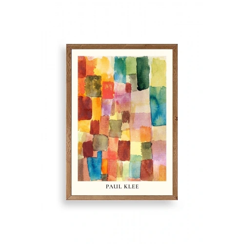 Paul Klee Ahşap Çerçeveli Tablo 23 x 30