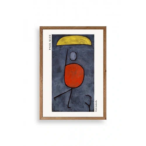 Paul Klee Ahşap Çerçeveli Tablo 23 x 30