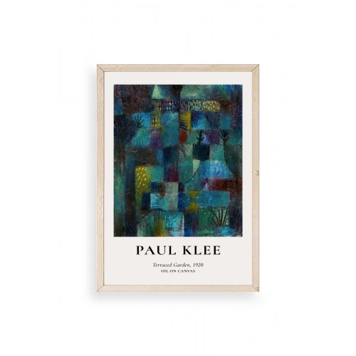 Paul Klee Ahşap Çerçeveli Tablo 23 x 30